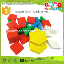 Educational Preschool Tangram Puzzle Blocks Wood Pattern Blocks- Wisdom Toys